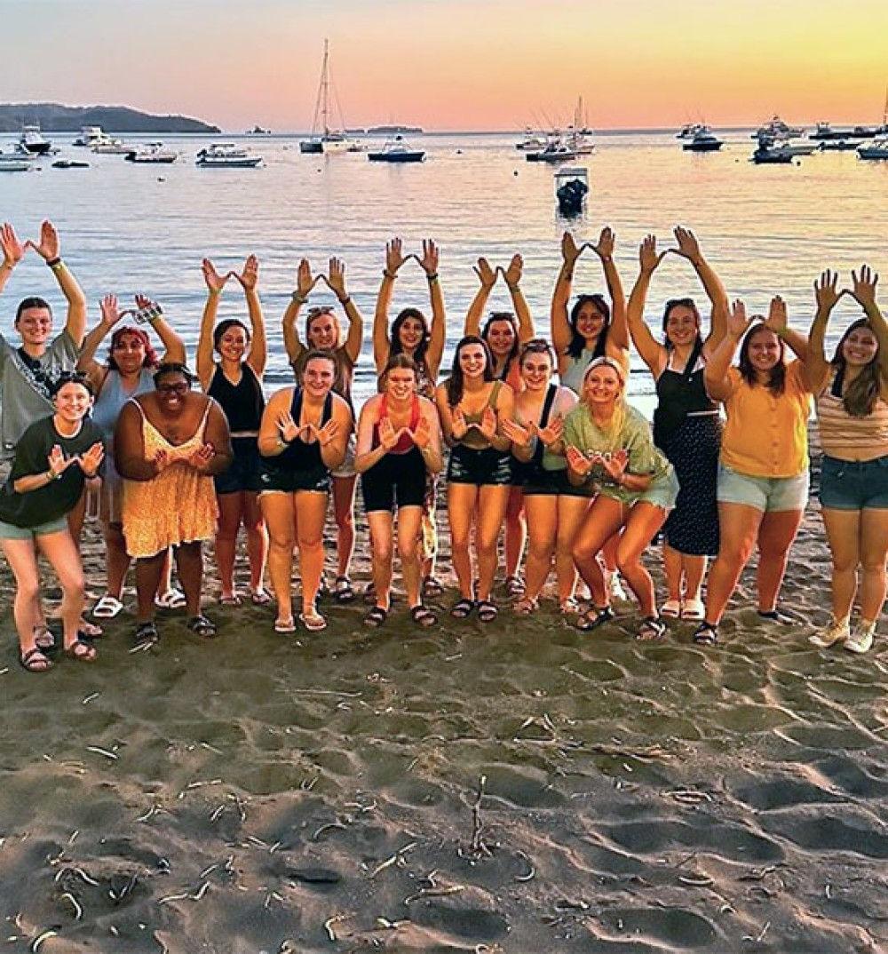 Wittenberg Students On A Beach